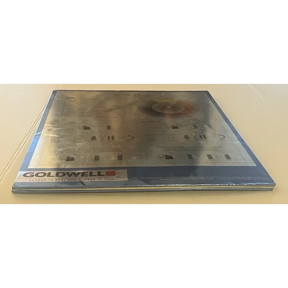 Goldwell Colorance Hair Color Swatch Book Shade Chart Professional Salon Blue